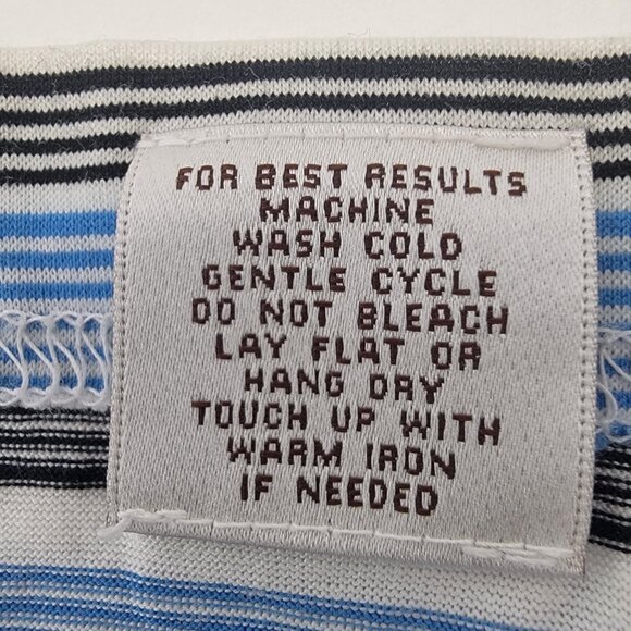 Peter Millar Mens Sailing Blue Stripe Cotton Lisle Short Sleeve Golf Polo M - Picture 12 of 13